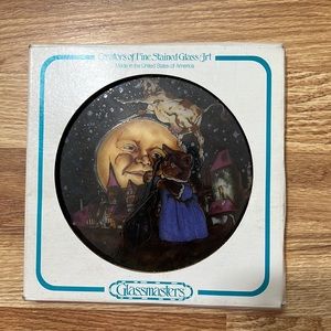 Glassmasters Decorative Stained Glass Window Sun Catcher/Cat Design